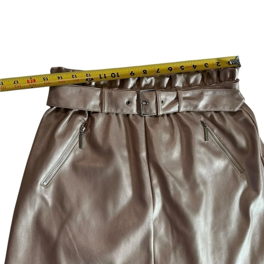 Marc New York Light Pink Metallic Skirt Size M NWT